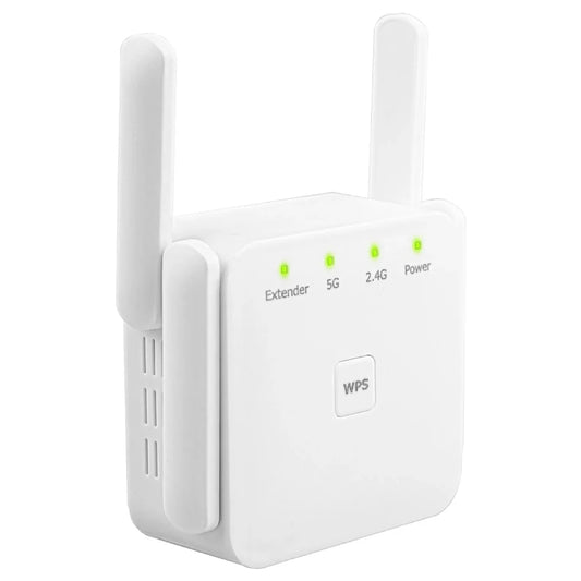 TecSox L3 WiFi Extender Signal Booster | 35 Devices 1-Tap Setup | Up To 1200Mbps | Supports Ethernet Port