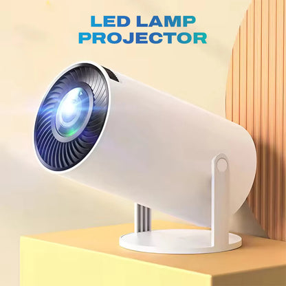 TecSox LUMA LED Projector | 180 Rotatable | 4K Support | Auto Horizontal Keystone | Android 11.0