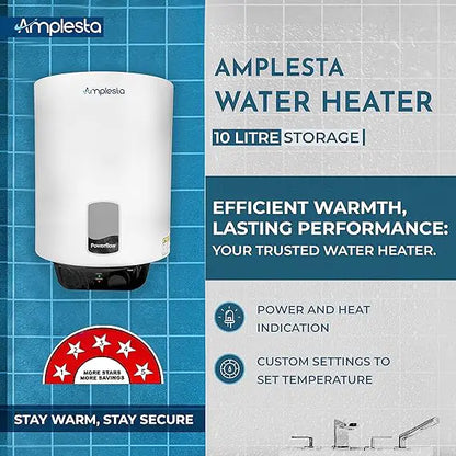 Amplesta PowerFlow 15 Litre Storage Water Heater (5 Star BEE) Geyser||Delivered and Installed in 90 minutes in Delhi/Ncr