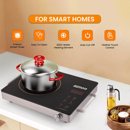 GIZMORE 2200 W Infrared Induction Cooktop || Delivered and Installed in 90 minutes in Gurugram