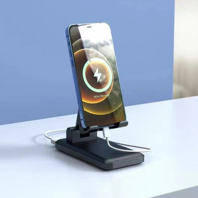 PowerStand Pro: The Ultimate 10000mAh Charging Hub with Built-In Phone Stand!