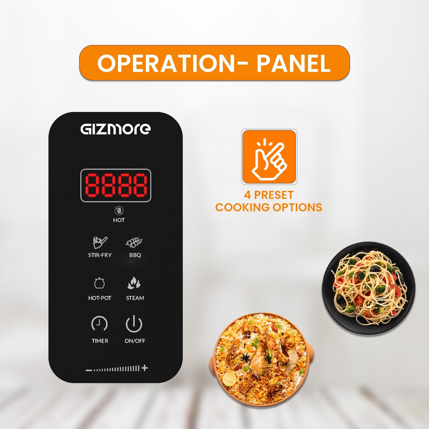 GIZMORE 2200 W Infrared Induction Cooktop || Delivered and Installed in 90 minutes in Gurugram