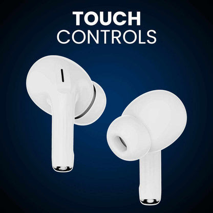 TecSox Alpha Smart Display TWS Bluetooth Earbud | 40 Hr | Powerful Bass | IPX Water Resistant