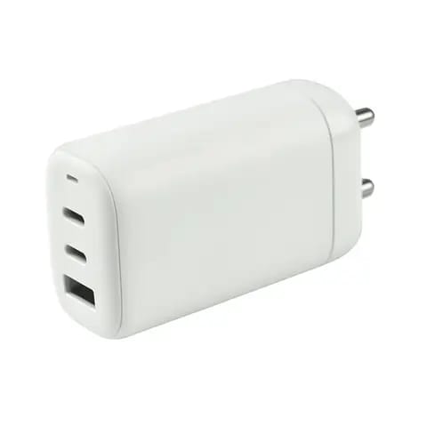 Compact 65W GAN charger, supports laptop and all devices, 2.5X fast charging