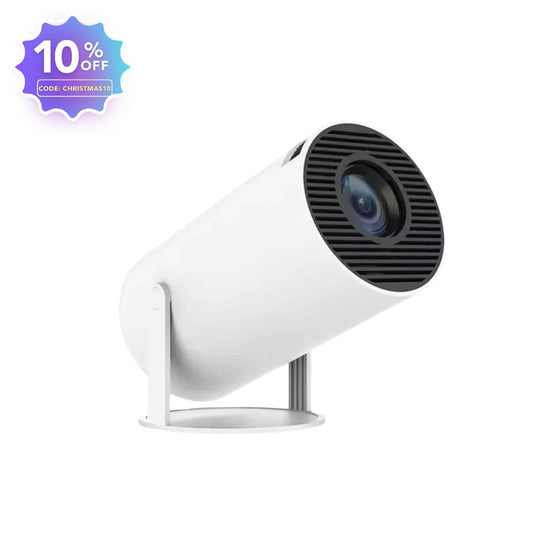 TecSox LUMA LED Projector | 180 Rotatable | 4K Support | Auto Horizontal Keystone | Android 11.0