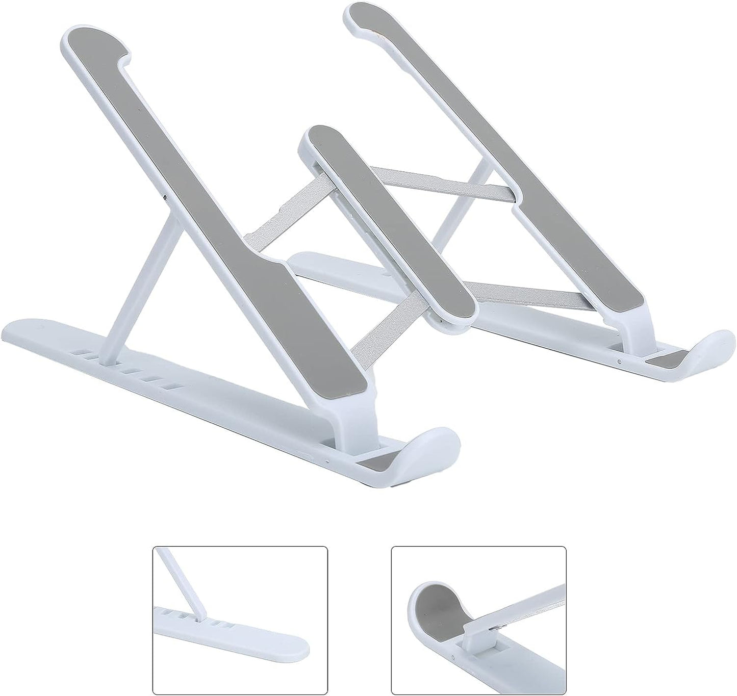 FlexStand Adjustable Laptop Stand Holder With Built-in Foldable Legs And High Quality Fibre